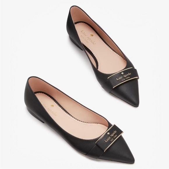 ♠️kate spade Deneuve Flats, Black NIB